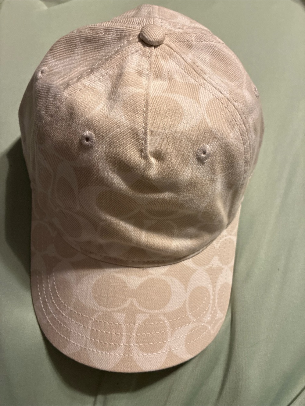 Coach repeat logo ladies hat size XS/S